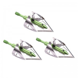 Nika Archery 15B025 100 κόκκους Broadheads Τοξοβολία Crossbow Bolt Κυνήγι Crossbow Arrow Συμβουλές κυνήγι