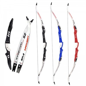 Nika τοξοβολία 68inch τόξο με 25 ιντσών κράμα μαγνησίου για την τοξοβολία Recurve Bow Target Practice