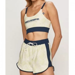 Στρογγυλό ντεκολτέ ελαστικό αθλητικό κοστούμι