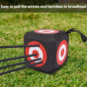 Elong Εξωτερική 410033 23 * 23 cm EVA Τοξοβολία στόχος που χρησιμοποιείται ευρέως στο στόχο τοξοβολίας σκοποβολή και πρακτική