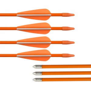 Elong Outdoor 110103 Fiberglass arrow ID5MM 26inch Τοξοβολία Target πρακτική βέλη επαναλαμβανόμενες γυρίσματα τόξο