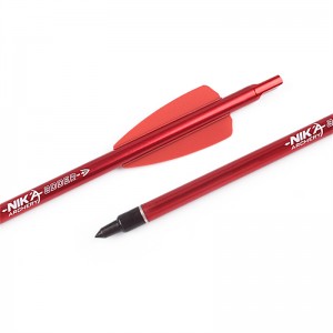 Nika Archery 113173-02 7.5Inch Αλουμινίου Crossbow Bolt για Cobra Adder/R9/RX Κυνήγι Crossbow