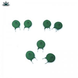 Αρχική καμπύλη κατασκευαστή Οδηγήστε το πράσινο Silicon 5 Ohm 5D13 Διάμετρος 13mm αντίσταση ισχύος NTC θερμίστορ