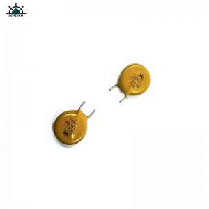 Πρωτότυπο εργοστασιακή εξυπηρέτηση καλών τιμών, κίτρινο υψηλό υπερηχογράφημα υπέρτασης 14mm HVR14D621J MOV BARISTOR οξείδιο ψευδαργύρου για...