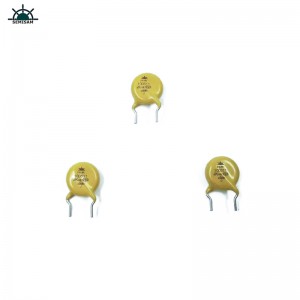 Κίνα Αρχική κατασκευαστής παθητικά ηλεκτρονικά εξαρτήματα, κίτρινο MOV 10mm HVR10D511K Zinc Oxide Varistor