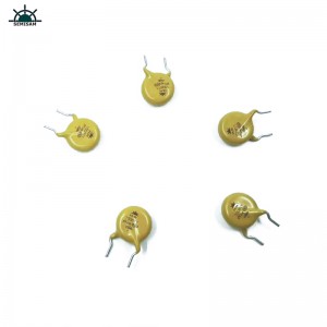 Κίνα Αρχική κατασκευαστής παθητικά ηλεκτρονικά εξαρτήματα, κίτρινο MOV 10mm HVR10D511K Zinc Oxide Varistor