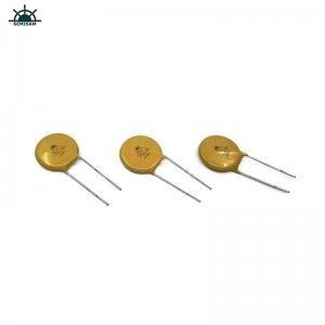 Κίνα ODM Electronics Components, Κίτρινο MOV 20mm HVR20D511K Οξείδιο του οξείδιο του ψευδαργύρου για εξοπλισμό τροφοδοσίας