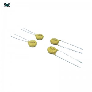 Κίνα ODM Electronics συστατικά, κίτρινο MOV 10mm 10D561 560V VARISTOR οξείδιο του ψευδαργύρου (Movmetal Oxide Varistor)
