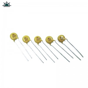 Κίνα ODM Electronics Components, Κίτρινο Mov 7mm HVR07D511K Zinc Oxide Varistor για οικιακή συσκευή