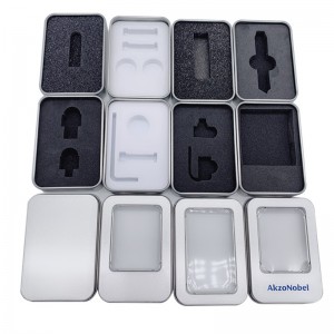 Κίνα Χονδρικό εμπόριο τροφίμων μικρό ορθογώνιο δώρο κουτί USB Flash Tin Box σε απόθεμα (87mm * 60mm * 18mm)