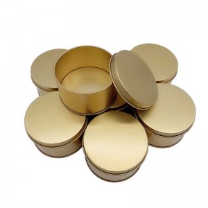 Mark Ball Frosted Metal Can με καπάκι 65 * 40mm