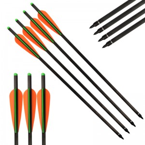 Elong Outdoor 117800 16inch Carbon Fiber Crossbow Bolts Τοξοβολία Εξοπλισμός Σκοποβολής