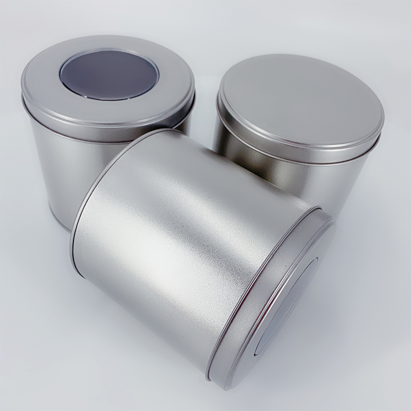 Εργοστάσιο χονδρικής στρογγυλό κασσίτερο Can κασσίτερο Box CD Case ζάχαρη βάζο κουτί δώρου Προσαρμογή υποστήριξης (120mm * 120mm)