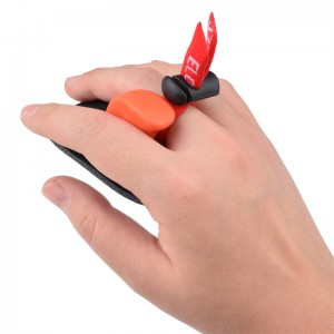 Elong Outdoor 42FT06 S Size Rh Archery δάχτυλο καρτέλα για επαναλαμβανόμενες εργασίες στόχευσης τόξου στόχος και πρακτική