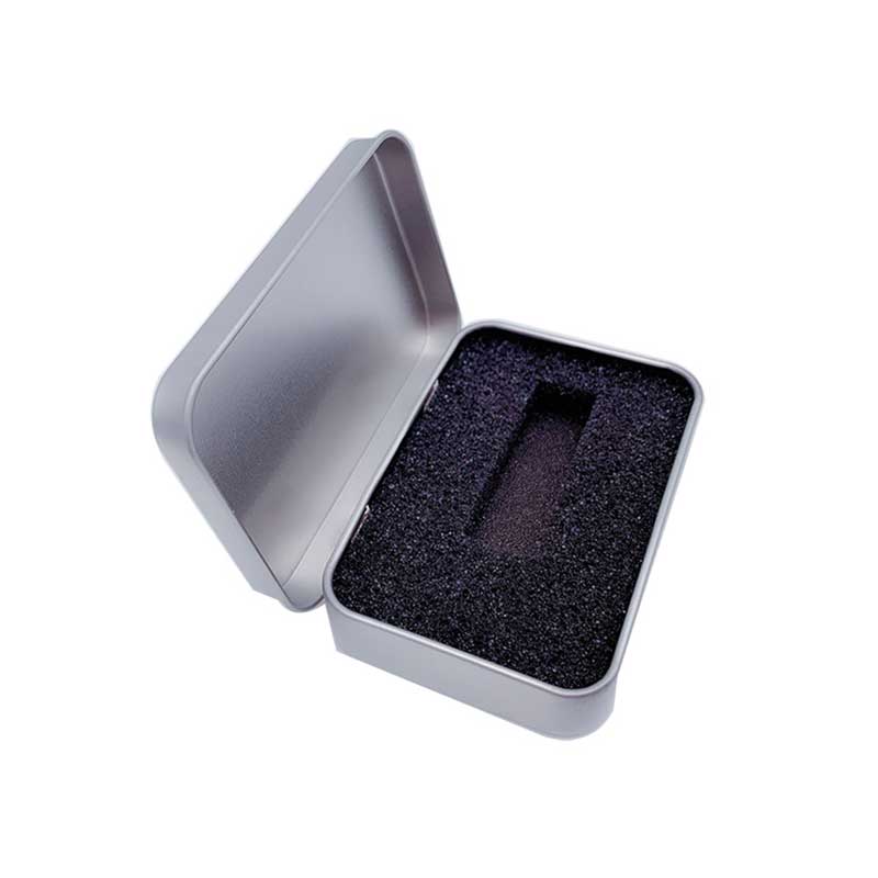 Σήμα με το καπάκι Tinplate Box παγωμένο μικρό κασσίτερο 87 * 60 * 18mm