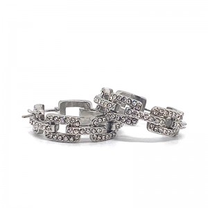 Ευρωπαϊκή και αμερικανική μόδα από ανοξείδωτο χάλυβα Zircon σκουλαρίκια (δεν ξεθωριάζουν)