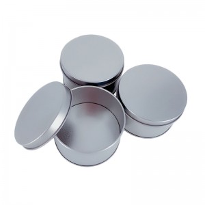 Τροφίμων Candy Candy Metal Cans Tinplate Στρογγυλό κασσίτερο 75 * 40mm