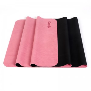 Suede (Microfiber) καουτσούκ Yoga Mat