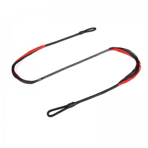 Elong Outdoor 280110-01 26.6inch 28 Strands Crossbow String Red Black Κατάλληλο για πάνω από 150lbs Recurve Crossbow