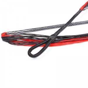 Elong Outdoor 280110-01 26.6inch 28 Strands Crossbow String Red Black Κατάλληλο για πάνω από 150lbs Recurve Crossbow