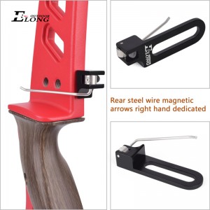 Elong Outdoor 250007-01 RH Αλουμίνιο βέλος Ηρεμία Recurve Εξοπλισμός για Recurve Bow Target Shooting
