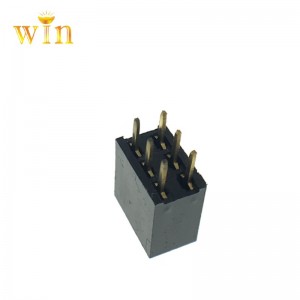 2,54mm Pitch 2x3p υποδοχή υποδοχής θηλυκής κεφαλίδας