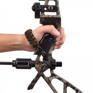 Elong υπαίθριος 470020 καρπός σφεντόνα σκούρο πράσινο χρώμα δερμάτινο μέταλλο greme για τοξοβολία σύνθετο γυρίσματα τόξο