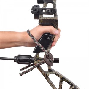 Elong Outdoor 470011 Σκάλες καρπού Δερμάτινο μέταλλο Γκρι χρώμα για τοξοβολία Σύνθετο Shooting Bow Shooting