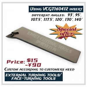 Εργαλεία κοπής EMET, εξωτερικά εργαλεία στροφής, εργαλεία στροφής με πρόσωπο, εργαλεία στροφής με χάλυβα, svjcr2525m16, svjc/svjp, svqc/svqp, svhc/svhp, ...