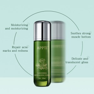 OEM/odm φυσικό οργανικό ganoderma τόνερ τήξης δέρματος λεύκανση ενυδάτωσης ganoderma lucidum εκχύλισμα αναζωογονητικό νερό