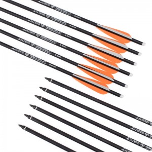 Elong Outdoor 119668 OD8.8MM Rollfiberglass Bolts TPU Streamline Vanes Βέλη Τοξοβολία Crossbow Bolts