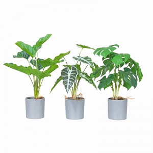 Εργοστάσιο κατευτέδοποι από την καυτή πώληση τεχνητό πράσινο διακοσμητικό με ωραία κοιτάζοντας και πραγματικά άγγιξε αίσθηση