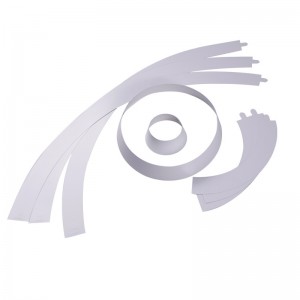 Bopu προμήθειες ΡΕΤ ανακλαστική ταινία γαλακτώδης λευκή οδήγησε αντανακλαστική ταινία αδιάβροχο ανακλαστικό χαρτί