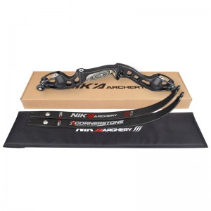 Nika τοξοβολία ET-10 62inch RH αλουμινίου ILF 19inch Riser Recurve Bow