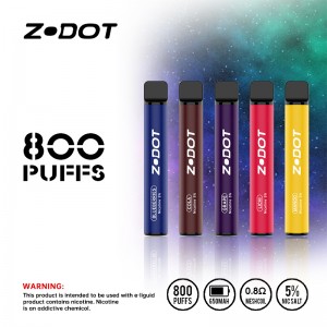 800 Puffs μίας χρήσης στυλό Vape
