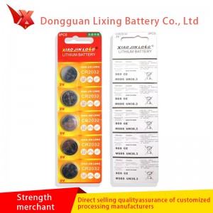 Κατασκευαστής μπαταρίας Ειδική μπαταρία για μικρό φακό CR2032 3.0V Κουμπί συγκόλλησης μπαταριών