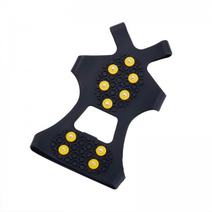 Σιλικόνη No-Slip Cleats Crampon Studed Grips 5-δόντι αναρρίχηση παπούτσια