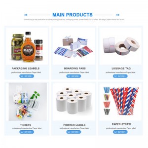 High-end και όμορφες προσαρμοσμένες ετικέτες