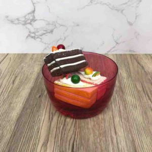 Τραπέζι έννοια κουζίνα γυάλινο μπολ