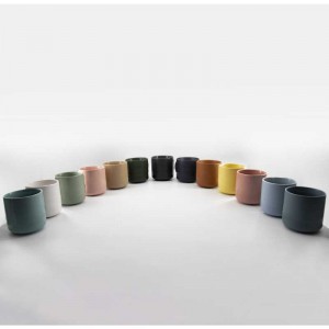 Ζεστό πωλούν κεραμικά κεραμικά έγχρωμες κούπες καφέ