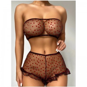 2022 Hot Πώληση σε απόθεμα Διαφανές πλέγμα κυρίες σέξι εσώρουχα, χονδρική γυναικεία σέξι εσώρουχα, hipster δαντέλα γυναικών γυναικών