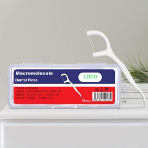 10 τεμάχια φορητό οδοντικό νήμα για ενήλικες σπίτι χρήση υψηλής ποιότητας οικολογικό οδοντικό νήμα