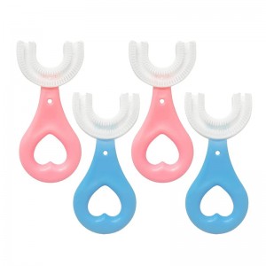 Εργοστασιακή προσφορά, χειροκίνητη οδοντόβουρτσα για τα παιδιά, σιλικόνη U-shape στοματική περιποίηση βούρτσα καθαρισμού, καθαριστ...