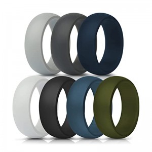 Εργοστασιακή πρίζα, προσαρμοσμένα δαχτυλίδια σιλικόνης για τους άνδρες, το γάμο bnad