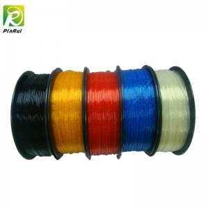 Pinrui 3D εκτυπωτή 1.75mm pla που λάμπει αφρώδη glitter νήμα για τον εκτυπωτή 3D
