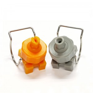 Πλαστικό ρυθμιζόμενο ακροφύσιο κλιπ μπάλας