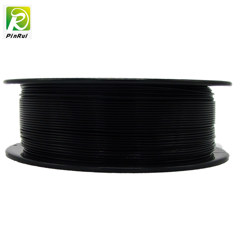 Pinrui υψηλής ποιότητας 1kg 3D PLA Printer Filament μαύρο χρώμα