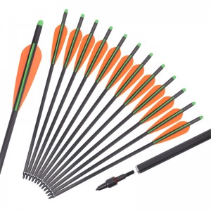 Elongarrow 16/18/18/20/20 \\
22inches τοξοβολία τοξοβολία crossbow κυνήγι βέλους βέλους άνθρακα