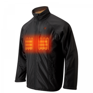 Νέο στυλ θερμαινόμενο σακάκι για άνδρες, casual παλτό για χειμώνα φορώντας