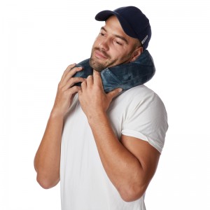 Θερμαινόμενο μαξιλάρι λαιμού για ταξίδια, φορητό κεφάλι αυχενική υποστήριξη ανάπαυσης μαξιλάρι μαξιλάρι στρίψιμο